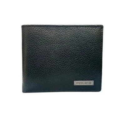 Police Drum Wallet Coin - Black